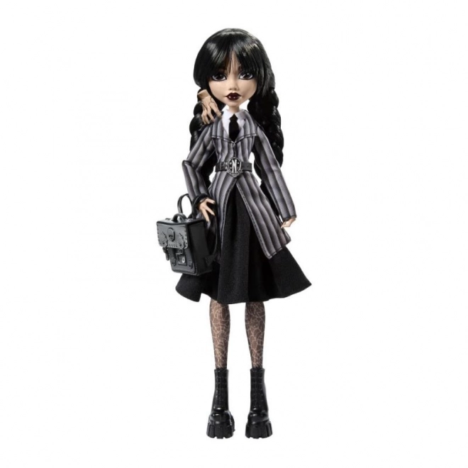 Poupée de mode insp. par Mercredi Addams