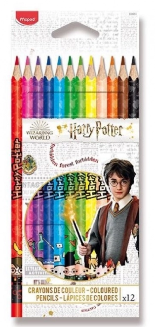 MAPED Crayons de couleur Harry Potter 12 pcs