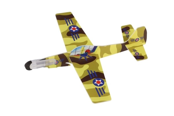 Avion en mousse à lancer 18cm mélange de types en sachet