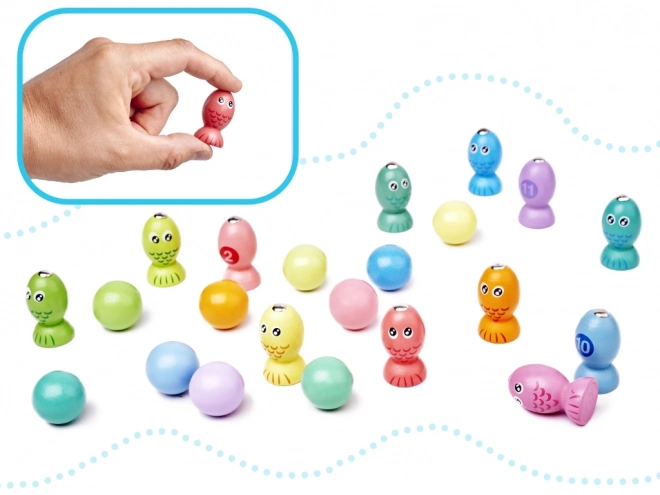 Jeu de pêche familial - montessori