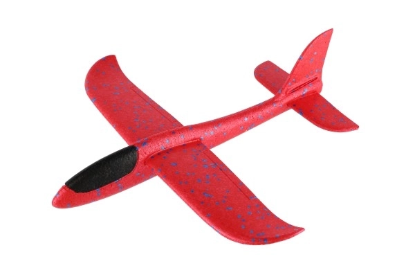 Avion planeur modèle en mousse 47cm 3 couleurs sur carte