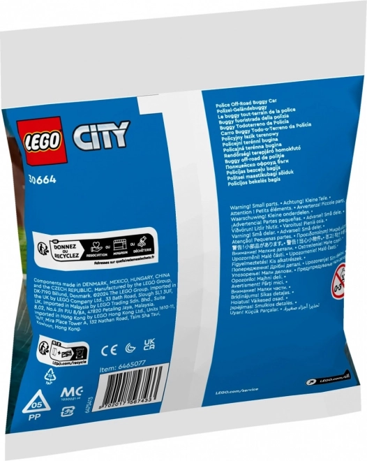 Buggy tout-terrain de la police LEGO City