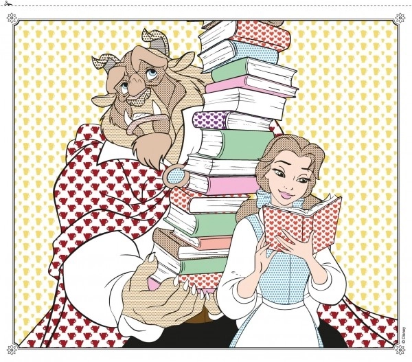 Grands livres à colorier à l'eau Disney Princesses