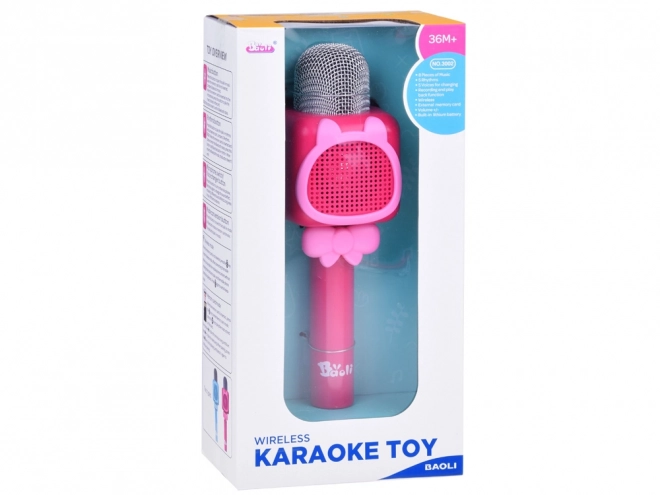Microphone karaoké sans fil pour enfants