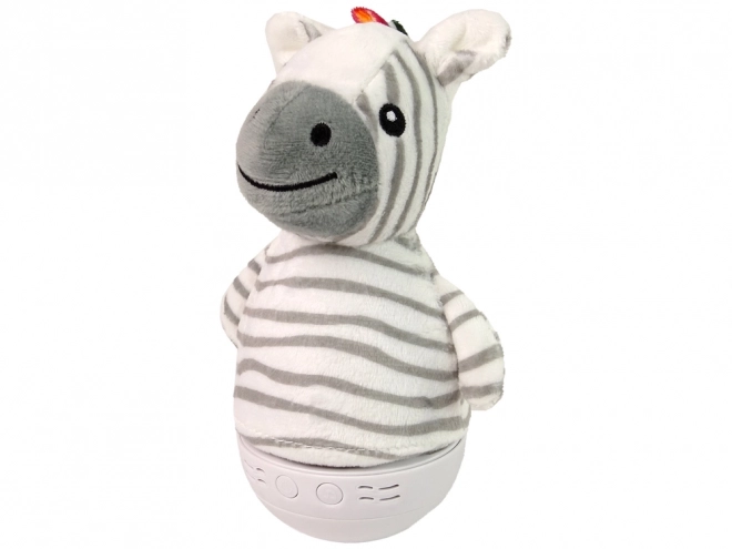 Zèbre à bascule avec lampe et mélodie pour enfants
