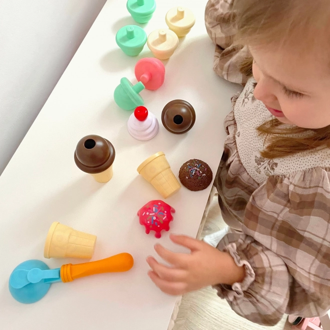 Ensemble de jeux de crème glacée Ice Cream Play Set 15 pcs