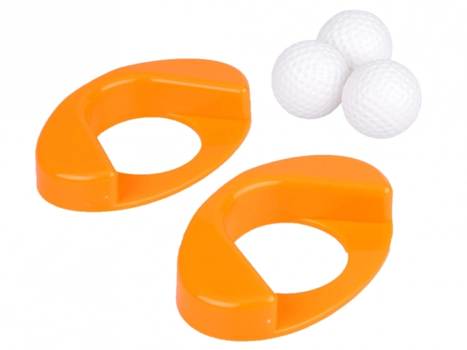 Ensemble de minigolf avec support et accessoires