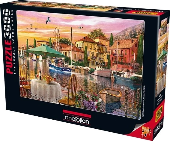 Puzzle Port au Coucher du Soleil 3000 Pièces