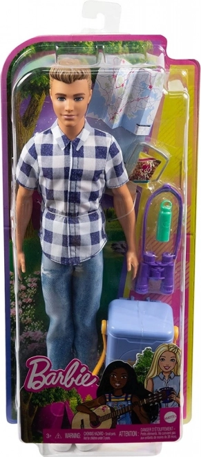 Poupée Barbie Camping Ken avec accessoires