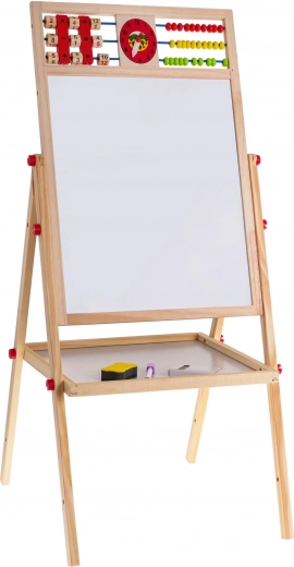 Surface double face : whiteboard et craie