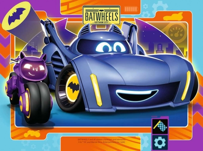 Puzzle Batwheels de Ravensburger, 4en1