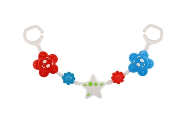 Chaîne colorée pour poussette 43 cm