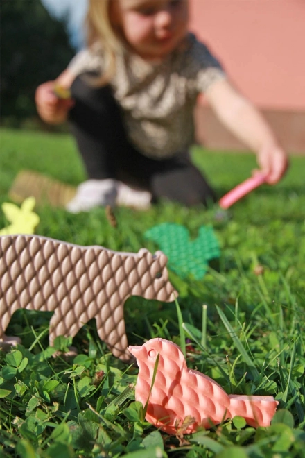Autocollants aquatiques - Animaux en mousse pour la baignoire - Forêt