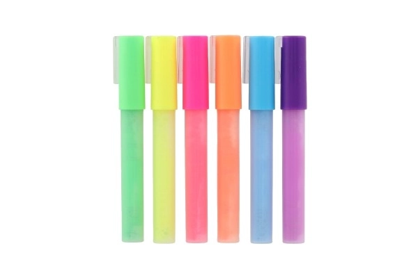 Marqueurs acryliques fluorescents pour différentes surfaces 6 pcs