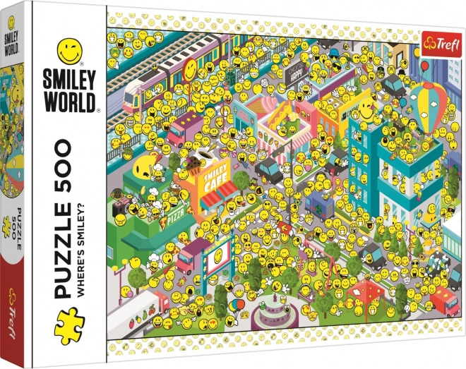 Puzzle Smiley - Où est Smiley ? 500 pièces