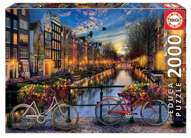 EDUCA Puzzle Amsterdam Romantique 2000 pièces