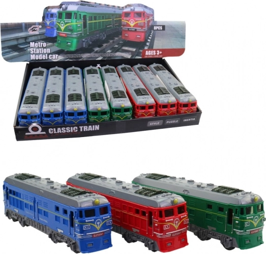 Locomotive en plastique pour enfants 18 cm