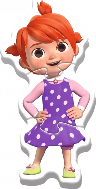 TREFL Puzzle Bébé Cocomelon 4en1 (2,3,4,5 pièces)
