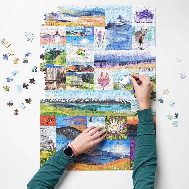 Puzzle Puzzlove Montagnes Polonaises 1000 pièces