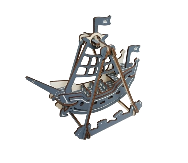 Puzzle 3D en bois Balançoire de pirate