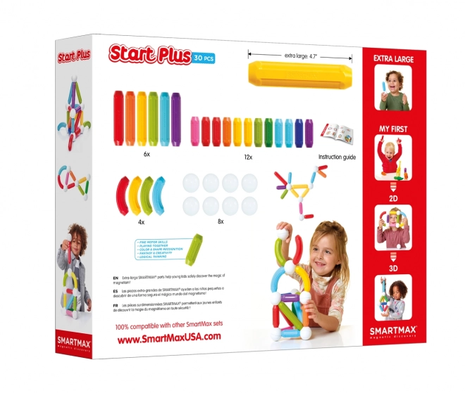 Construction magnétique SmartMax Start Plus - 30 pièces