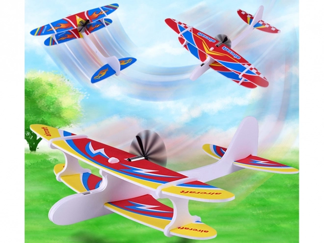 Avion en polystyrène volant avec moteur USB