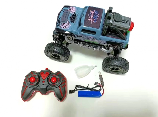 Voiture RC Rock Shark verte
