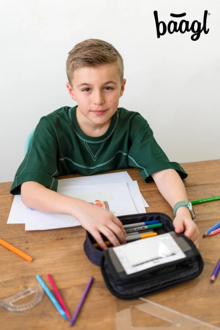 BAAGL Trousse d'école étui Goal