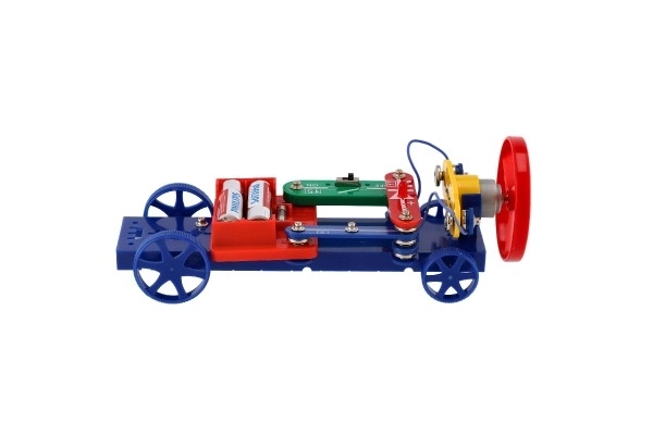 Le secret de l'électronique - Voiture, bateau 50 expériences sur batterie dans une boîte 46,5x33,5x4 cm à partir de 6 ans