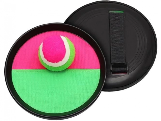 Jeu d'extérieur - Attrape balle avec balle à scratch