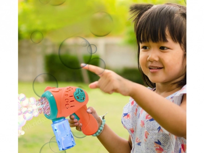 Pistolet à bulles coloré pour enfants