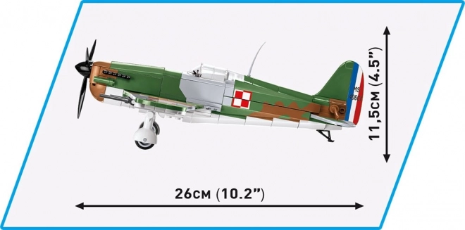 COBI Morane‑Saulnier MS.406 – maquette d’avion historique à l’échelle 1:32 (317 pièces)