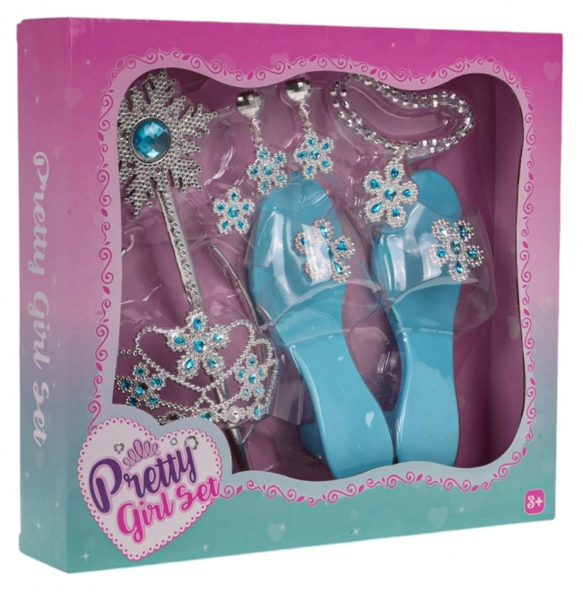 Méga ensemble pour petite princesse bleu