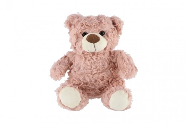 Ourson en peluche rose 22 cm