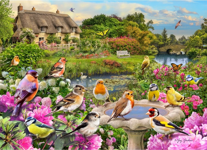 Puzzle Chant des oiseaux au ruisseau 1000 pièces GIBSONS