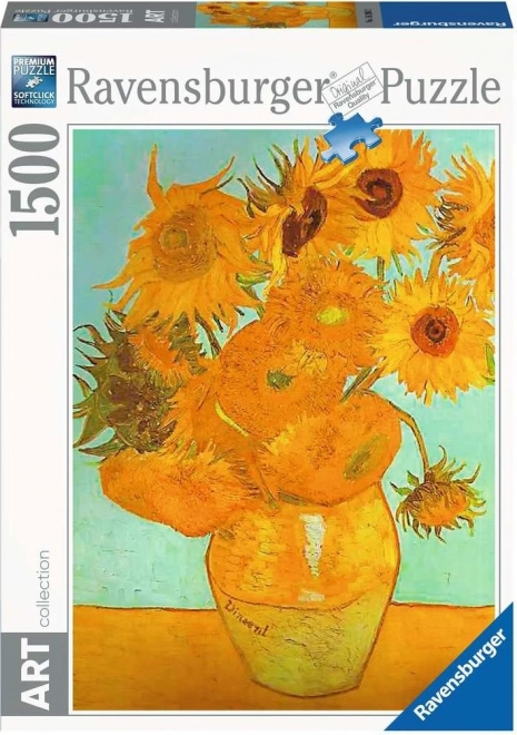 RAVENSBURGER Puzzle Collection d'Art : Tournesols 1500 pièces