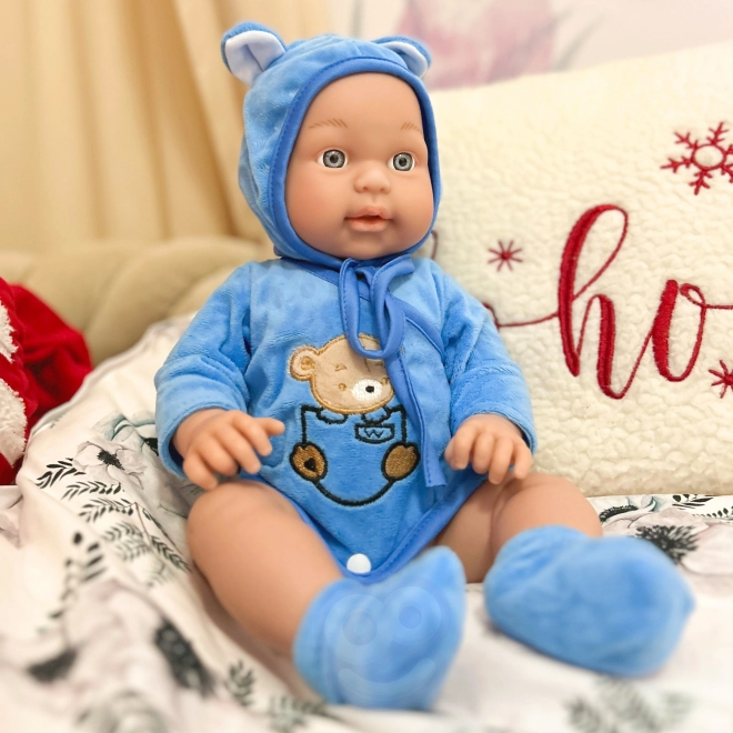 Poupée royale Woopie bébé en tenue d'ourson 46 cm