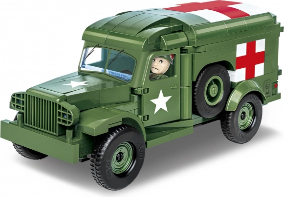 Maquette d’ambulance Dodge WC 54 de la Seconde Guerre mondiale