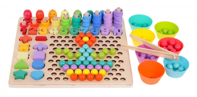 Ensemble de Jeu en Bois