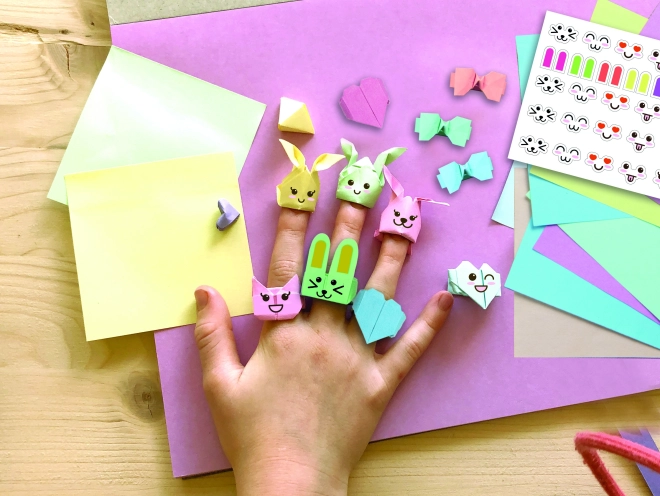 Kit créatif Origami Kawaii bijoux animaux