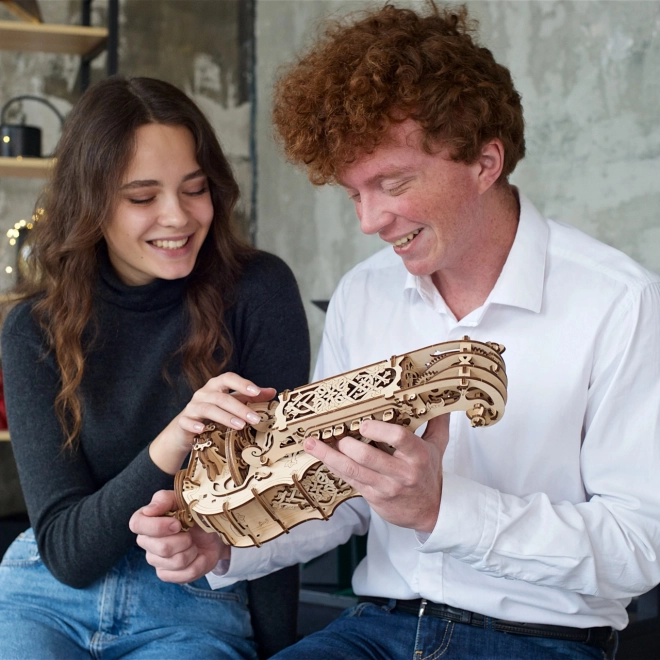 Ugears 3D puzzle mécanique en bois Vielle à roue