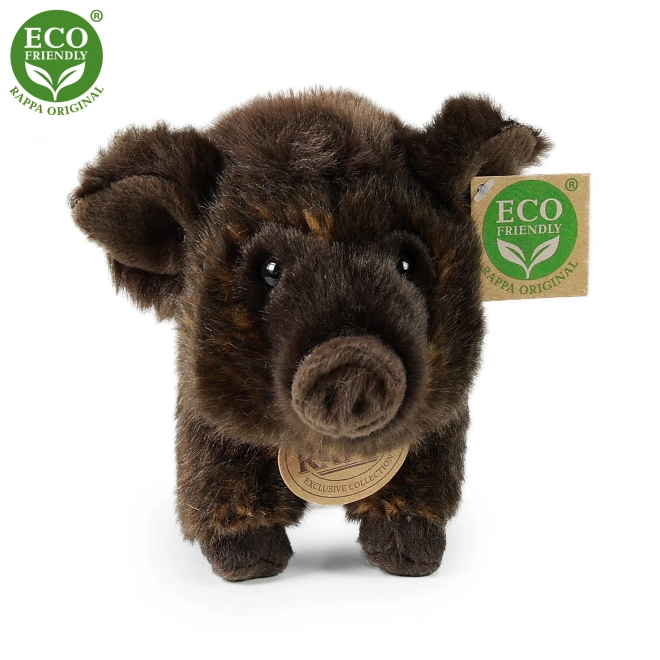 Sanglier en peluche 20 cm ÉCOLOGIQUE