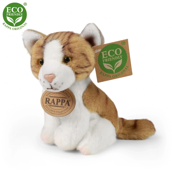 Chat en peluche assis 14 cm ECO-FRIENDLY