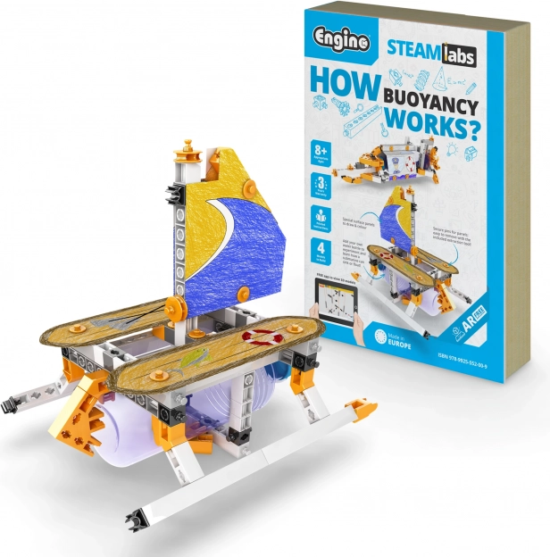 Engino kit de construction Comment fonctionne la poussée d’Archimède – ensemble éducatif 4 en 1