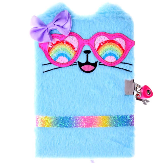 Couverture en peluche avec design de chat