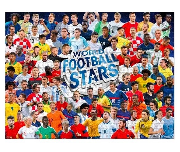 Puzzle 1000 pièces Étoiles du football mondial