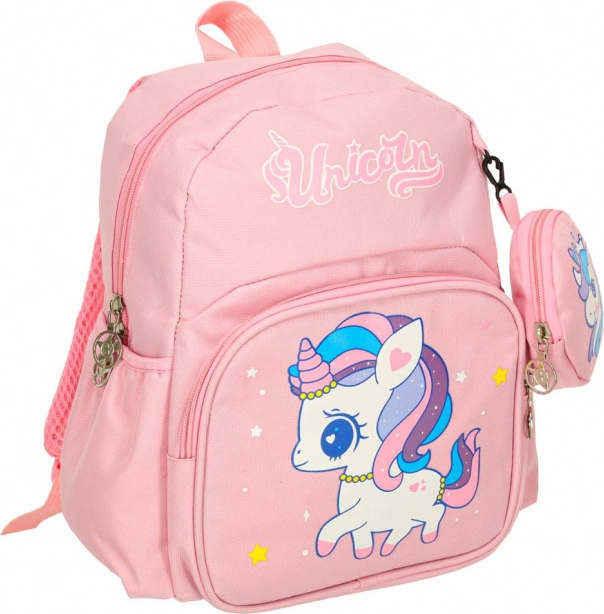 Sac à dos scolaire pour enfants Licorne 30x14x23 cm