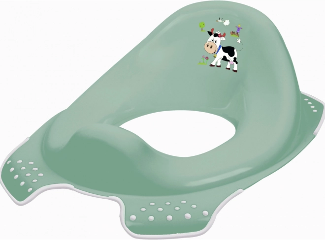 Réducteur de WC Funny Farm, vert