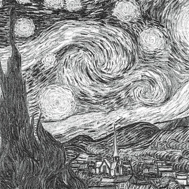 Puzzle avec Cadre Nuit étoilée 500 pièces