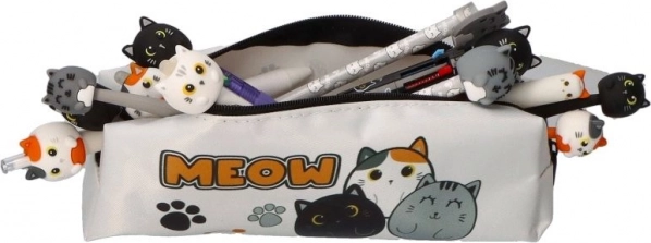 Trousse une seule poche avec chats MEOW